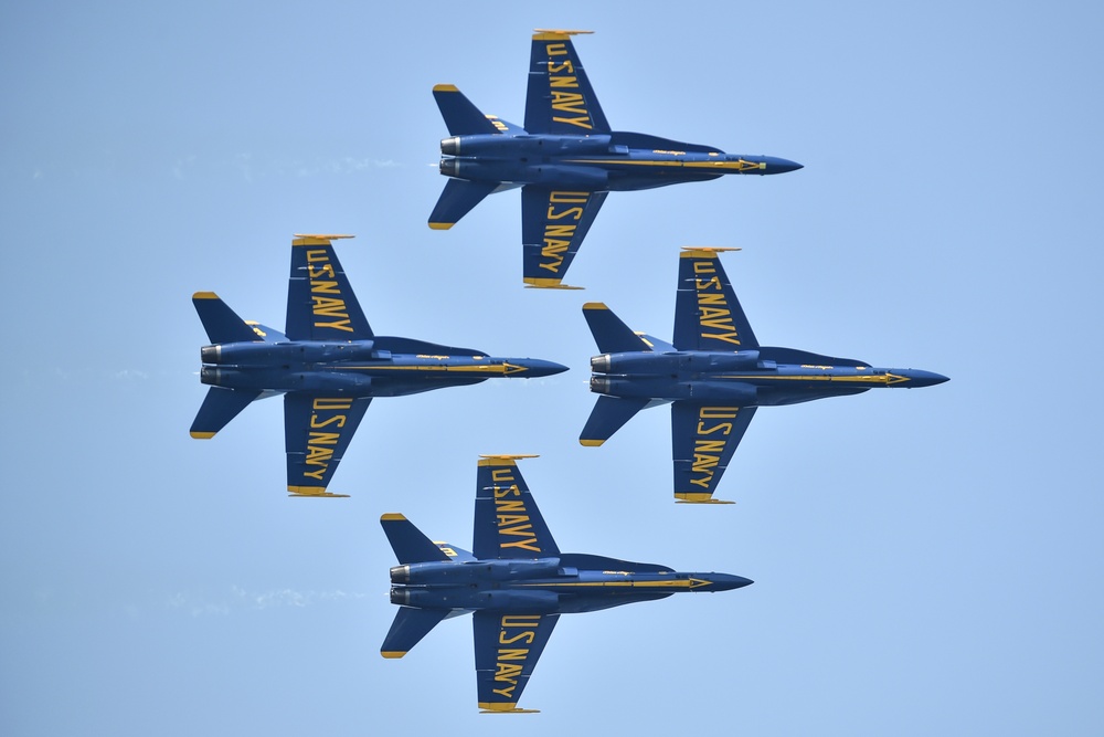 Blue Angels Fly Over Traverse City