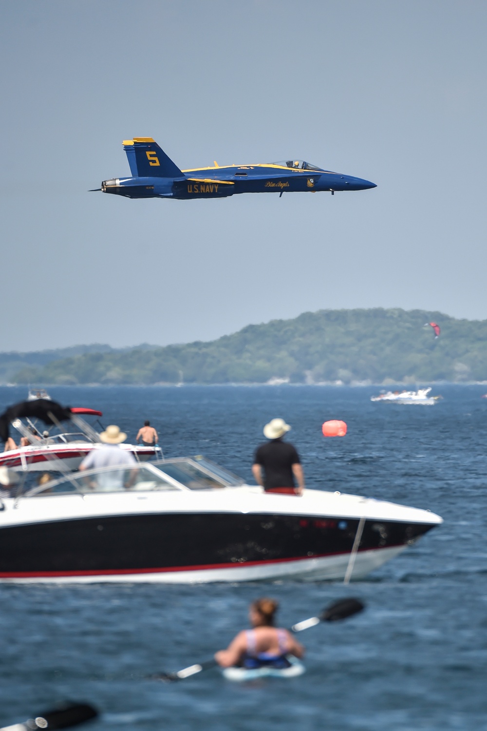 Blue Angels Fly Over Traverse City