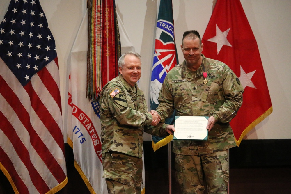 Command Sergeant Major retires