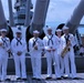A unique photo-op on board the USS Wisconsin