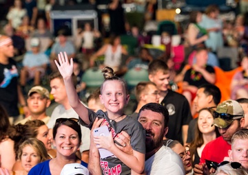 Excited fans