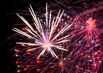 Patriotic fireworks