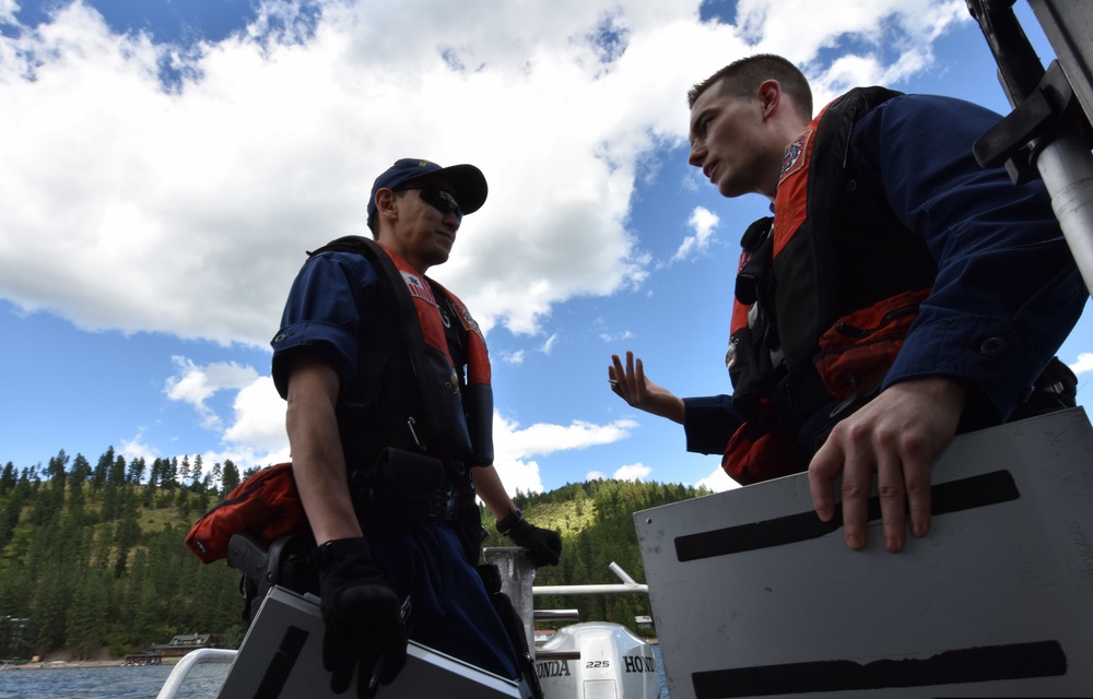 Coast Guard boat crews, Kootenai County Sheriff deputies monitor Lake Coeur d’Alene during 4th of July holiday