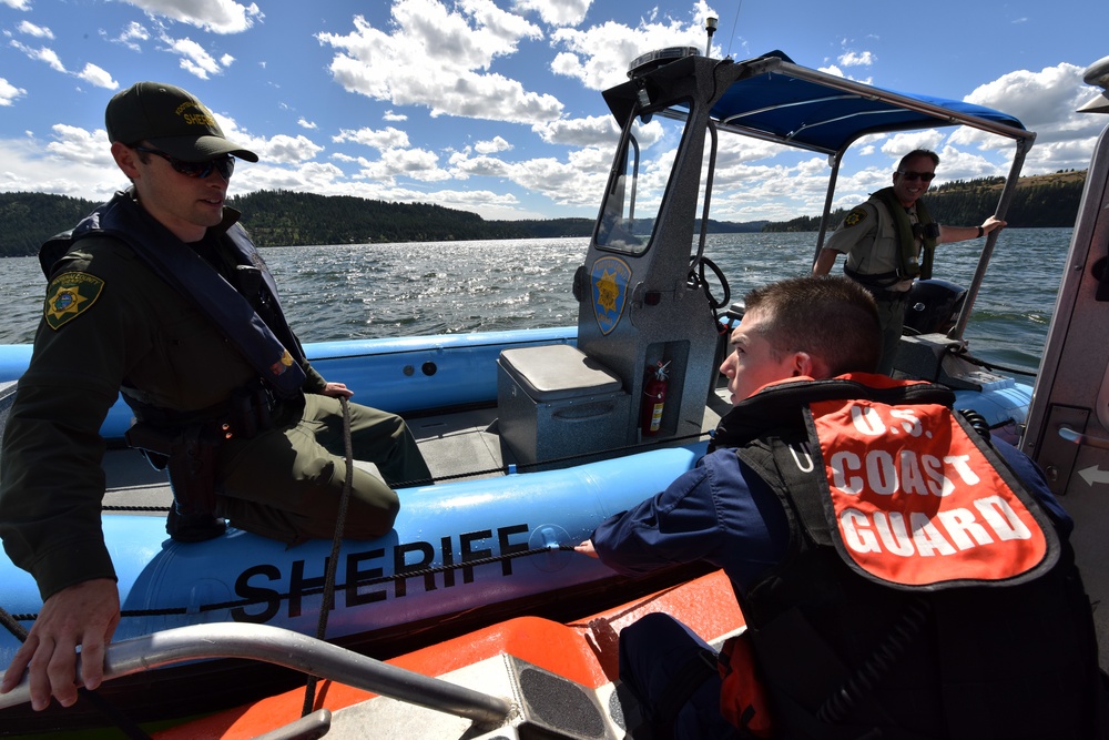 Coast Guard boat crews, Kootenai County Sheriff deputies monitor Lake Coeur d’Alene during 4th of July holiday