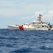 Coast Guard Cutter patrols of Waikiki on the Fourth of July