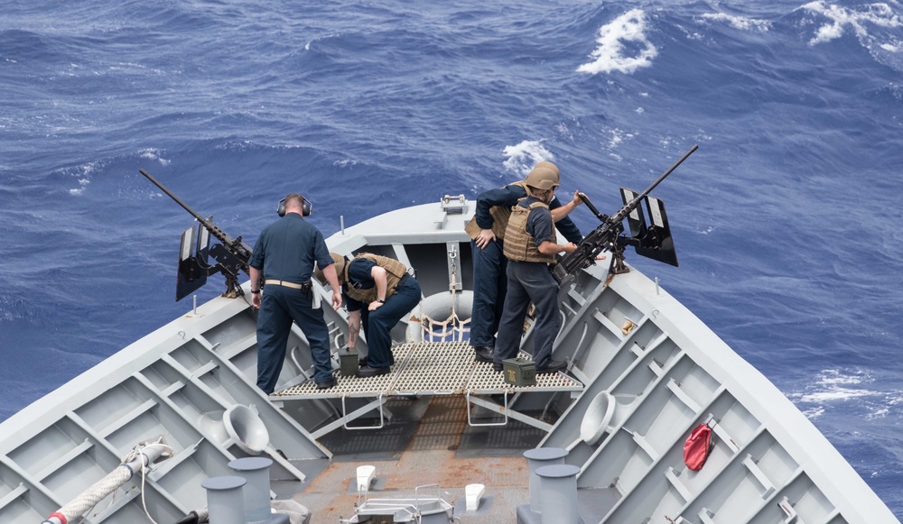 USS Chancellorsville Conducts Small Craft Attack Team Drills