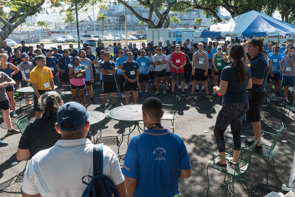 5 km run during RIMPAC 2018 exercise.