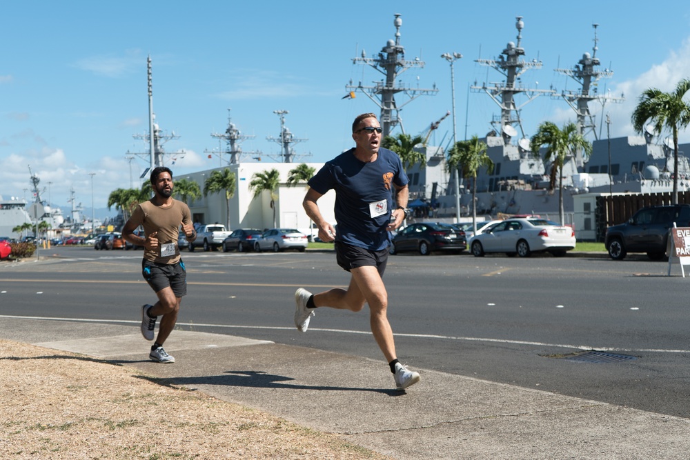 5 km run during RIMPAC 2018 exercise.