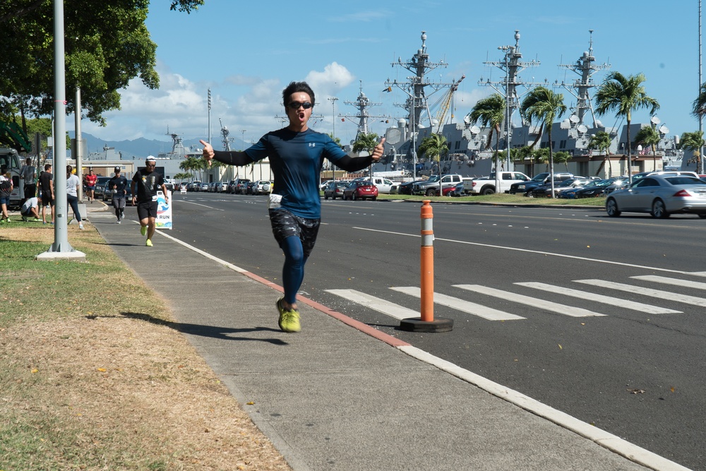 5 km run during RIMPAC 2018 exercise.