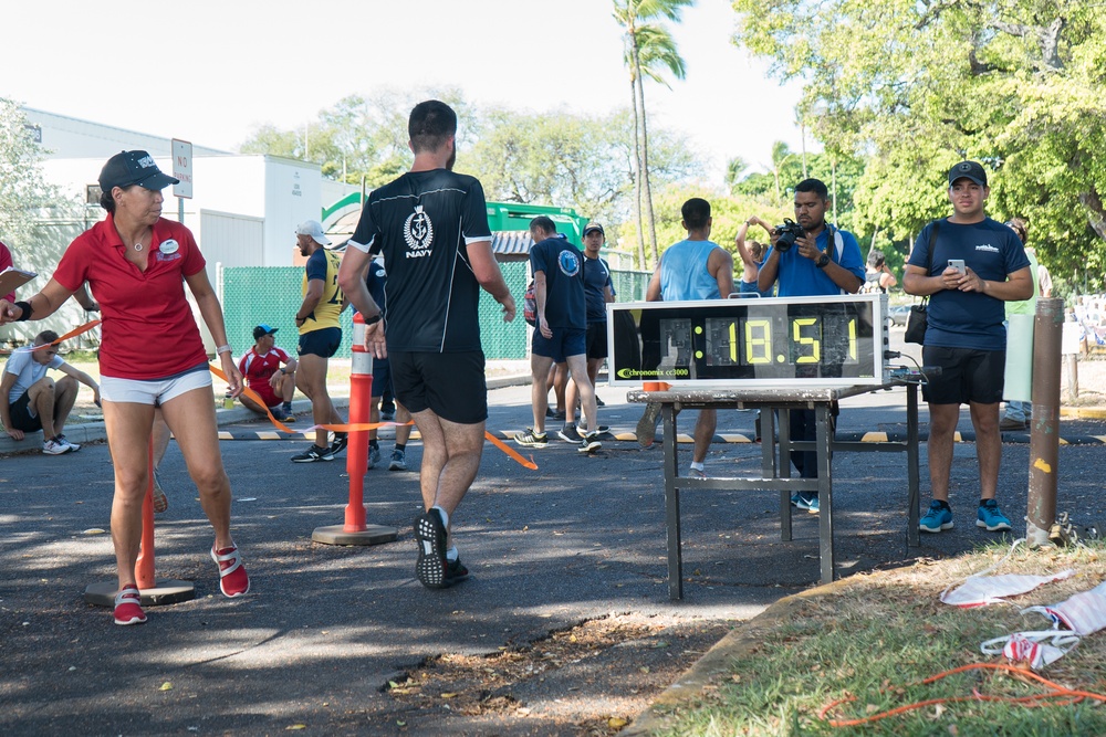 5 km run during RIMPAC 2018 exercise.