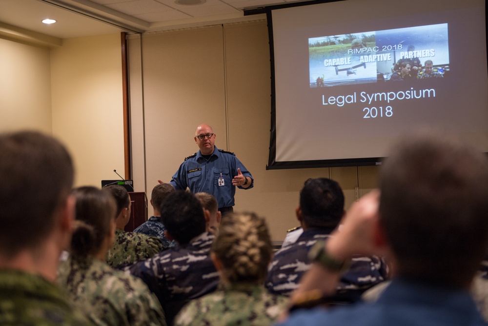 Legal Symposium Held During RIMPAC