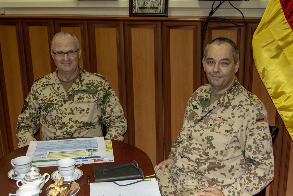 Germany's Chief of Defense visits Resolute Support Headquarters