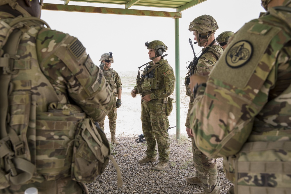 U.S. and Australian QRF Drills