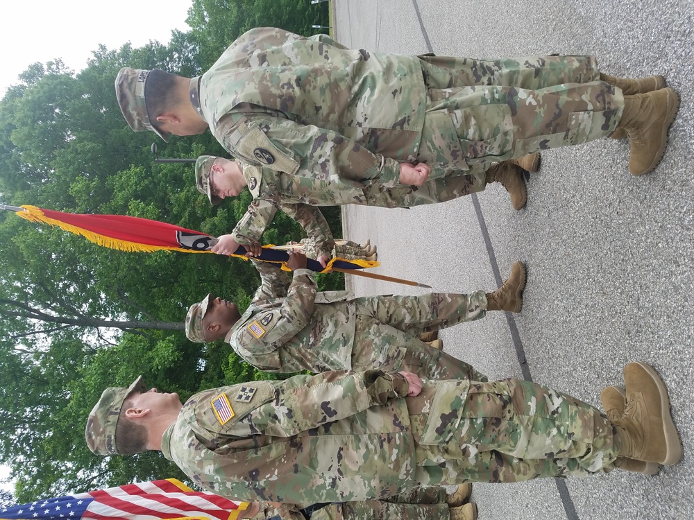 Quartermaster Brigade Bid Farewell during Change of Command Ceremony