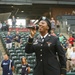 Ohio National Guard Soldier sings national anthem at Columbus Clippers game