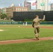 Ohio National Guard Soldier throws first pitch at Columbus Clippers game