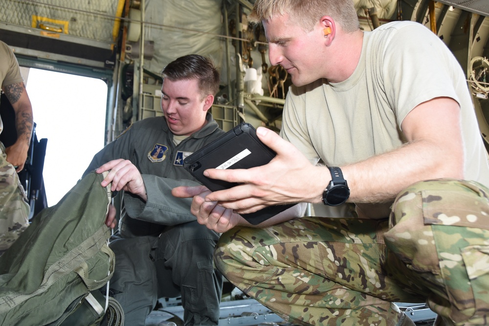 Humvee makes historical airdrop for Texas Military Department