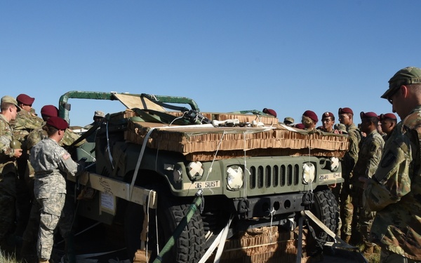 Humvee makes historical airdrop for Texas Military Department