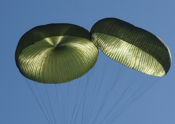 Humvee makes historical airdrop for Texas Military Department