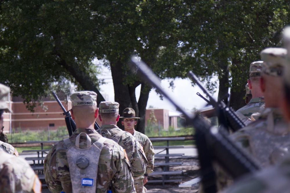 &quot;Knights&quot; conducts Inspection Arms