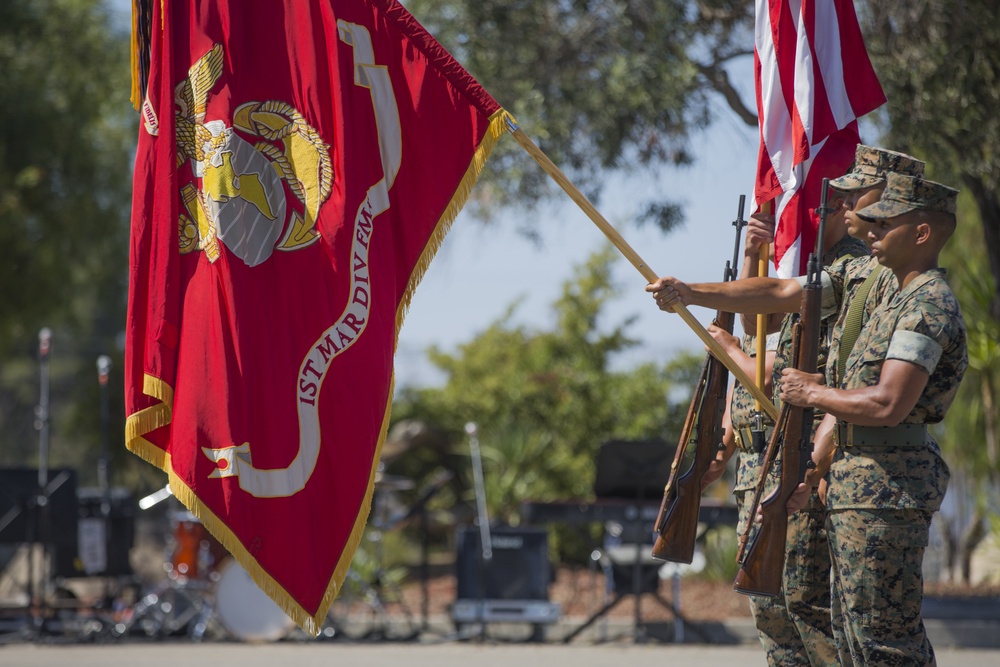 Change of Command Ceremony: Commanding General of 1st MARDIV