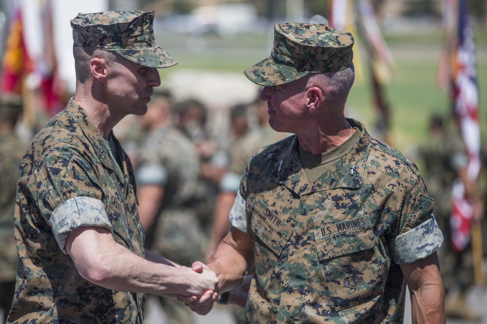 Change of Command Ceremony: Commanding General of 1st MARDIV