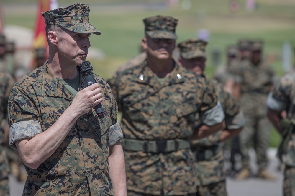 Change of Command Ceremony: Commanding General of 1st MARDIV