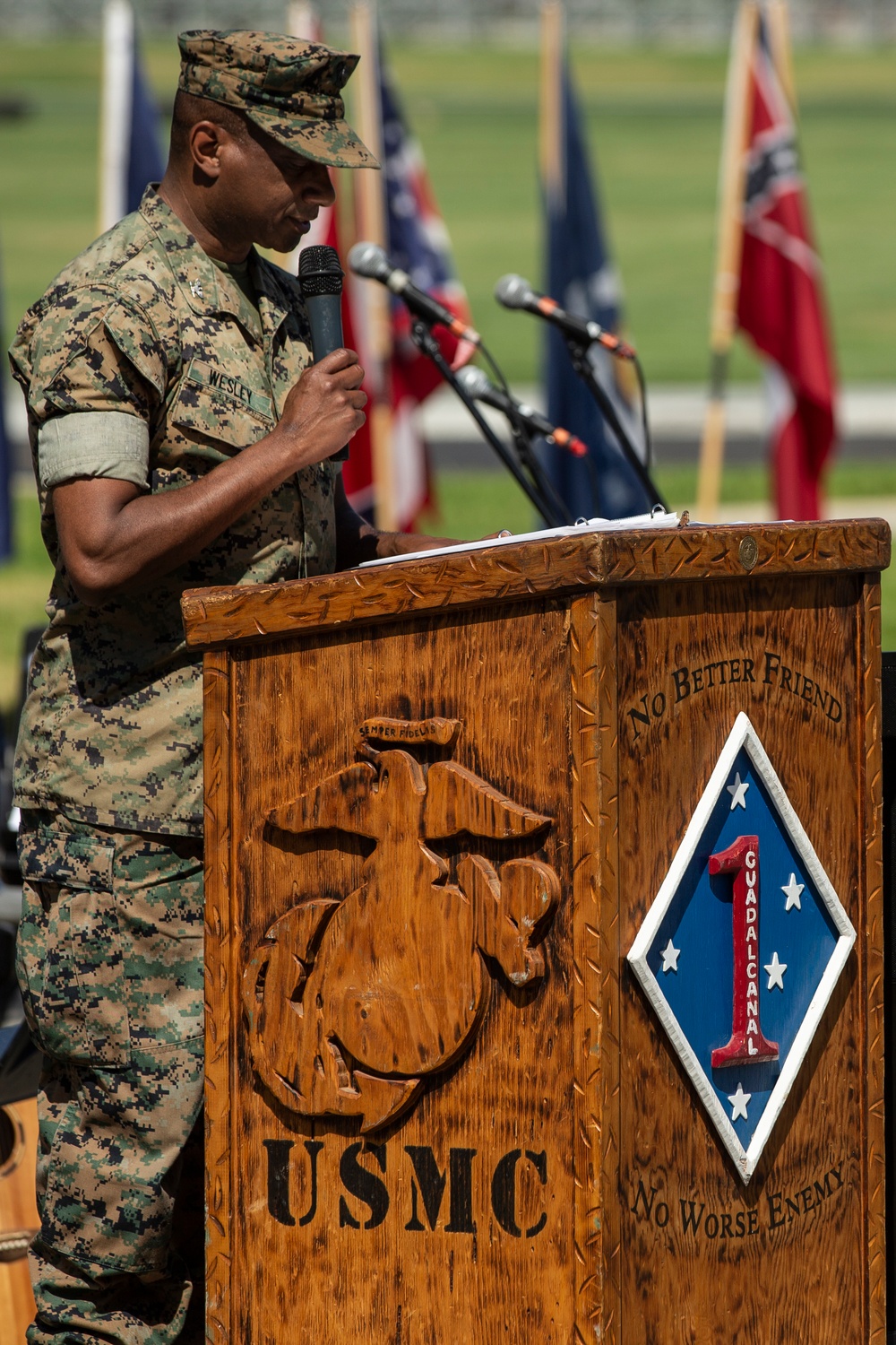 Change of Command: Commanding General of 1st MARDIV