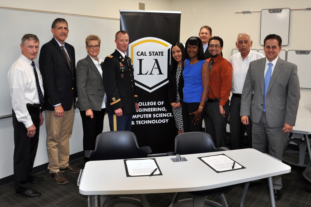 Corps, Cal State LA agree to partner for STEM education and careers