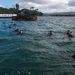 MDSU-1 and Royal Australian Navy divers at USS Arizona Memorial