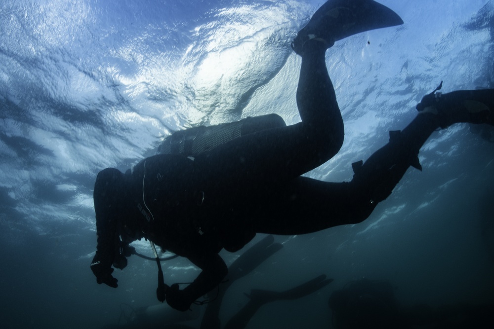 MDSU-1 and Royal Australian Navy Dive USS Arizona Memorial - RIMPAC 2018
