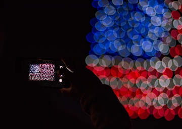 Shooting Star drones entertain hundreds in first large production at U.S. base