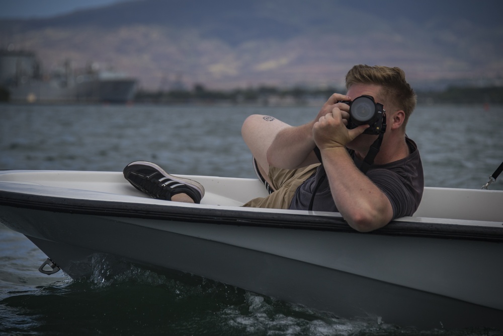 RIMPAC 2018 Participants Compete in a Sailboat Regatta at the Pearl Harbor Yacht Club