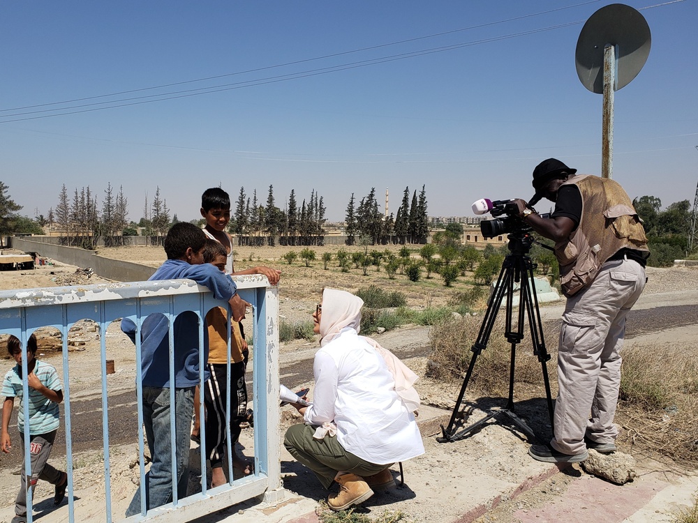 Pan Arab Media Visits Raqqah