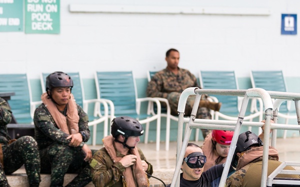 RIMPAC Shallow Water Egress Training