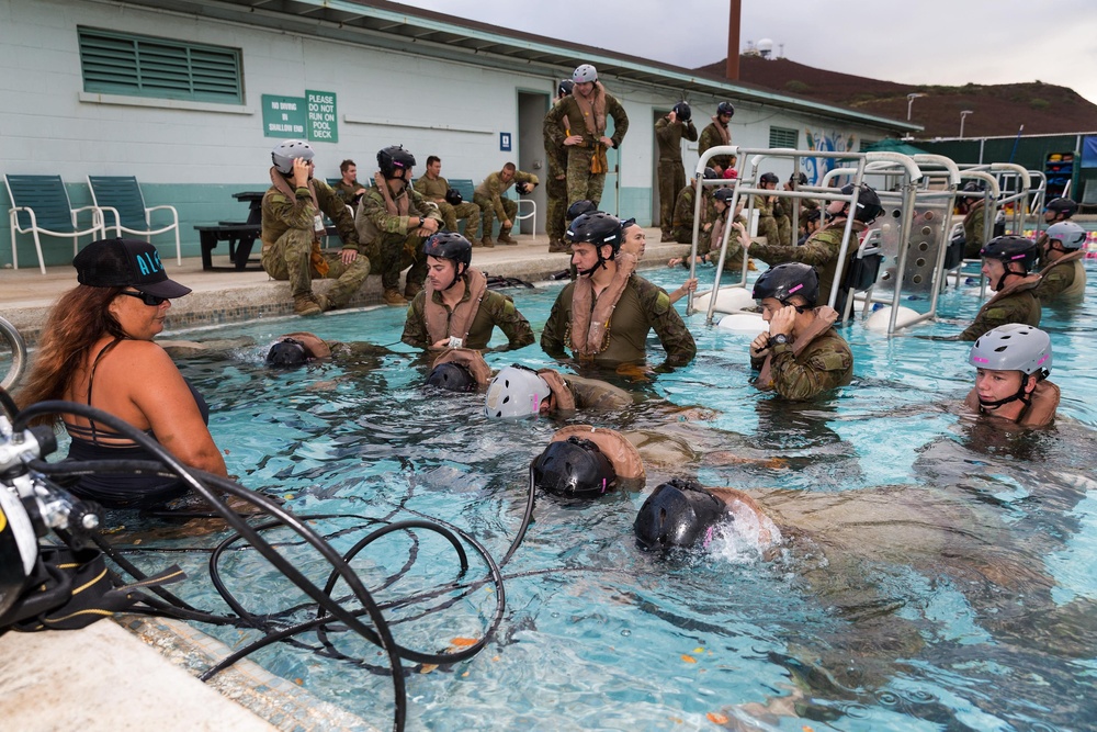 RIMPAC Shallow Water Egress Training