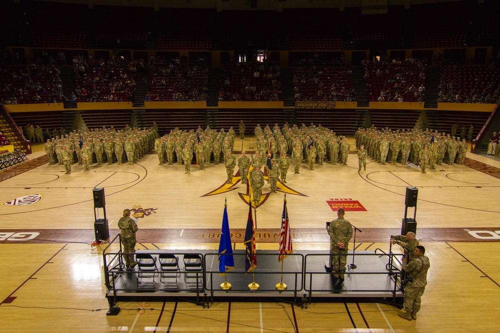 1-158th Infantry Regiment Bushmasters Deployment Ceremony