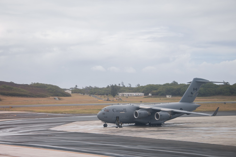 Canadian CC-177 Globemaster  arrives at Marine Corps Base Hawaii for RIMPAC 2018