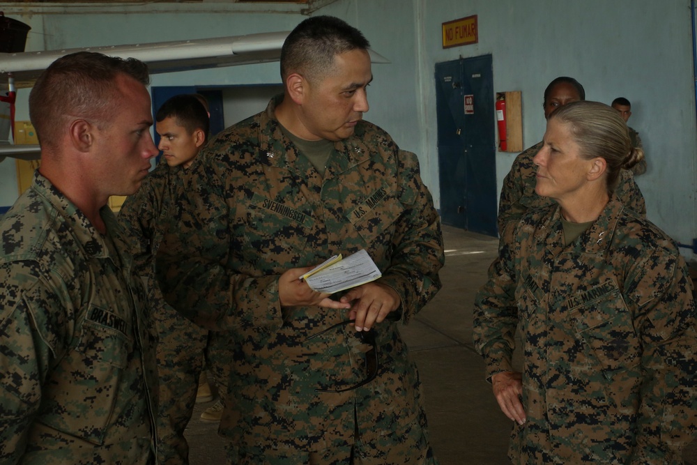 4th MLG commander visits Marines in Guatemala