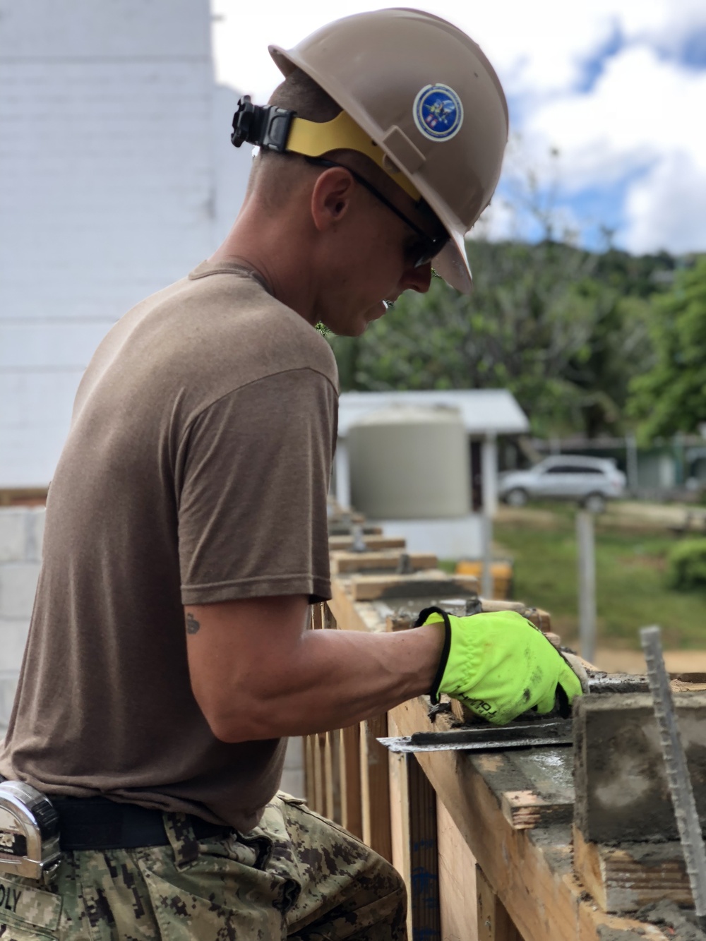 Naval Mobile Construction Battalion (NMCB) 11 Construction Civic Action Detail Federated States of Micronesia July 6th 2018