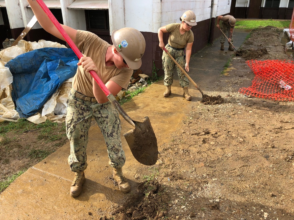 Naval Mobile Construction Battalion (NMCB) 11 Construction Civic Action Detail Federated States of Micronesia July 6th 2018