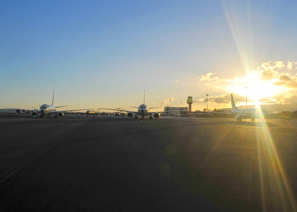 U.S., Indian, Australian P-8A Poseidons at RIMPAC