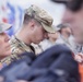 Airmen from 45th Space Wing, service members unfurl flag at Daytona Coke Zero Sugar 400