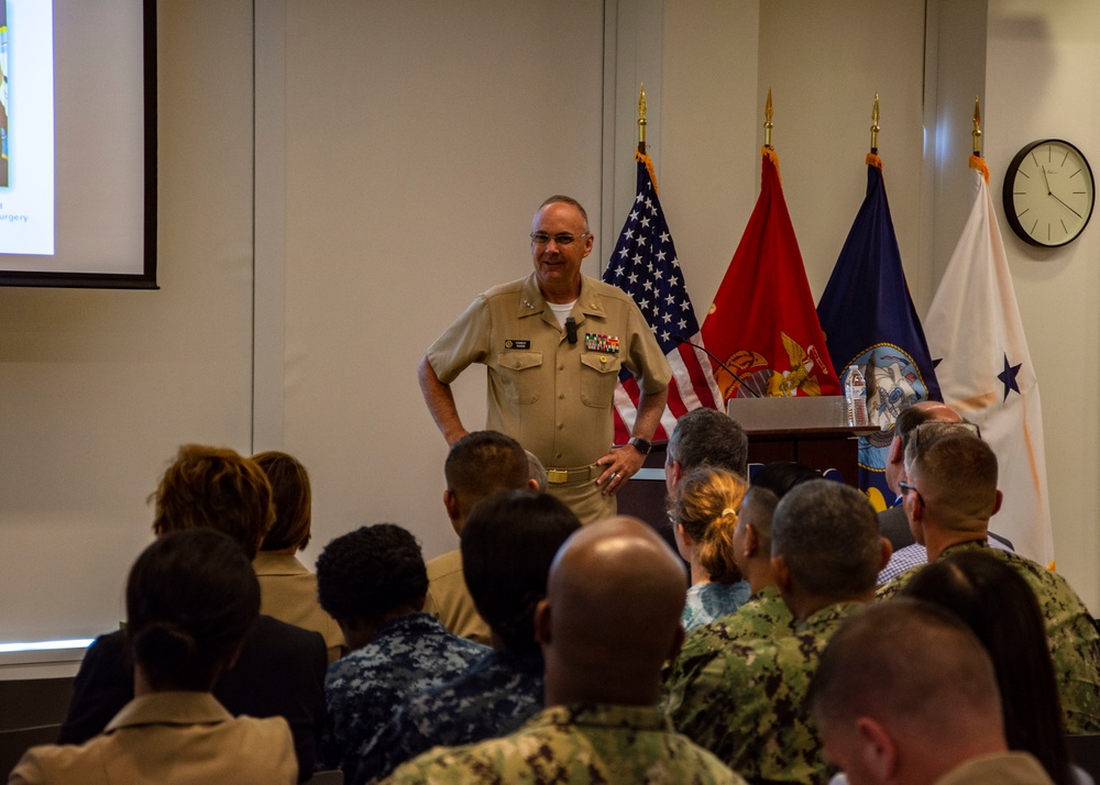 Navy surgeon general holds admiral's call