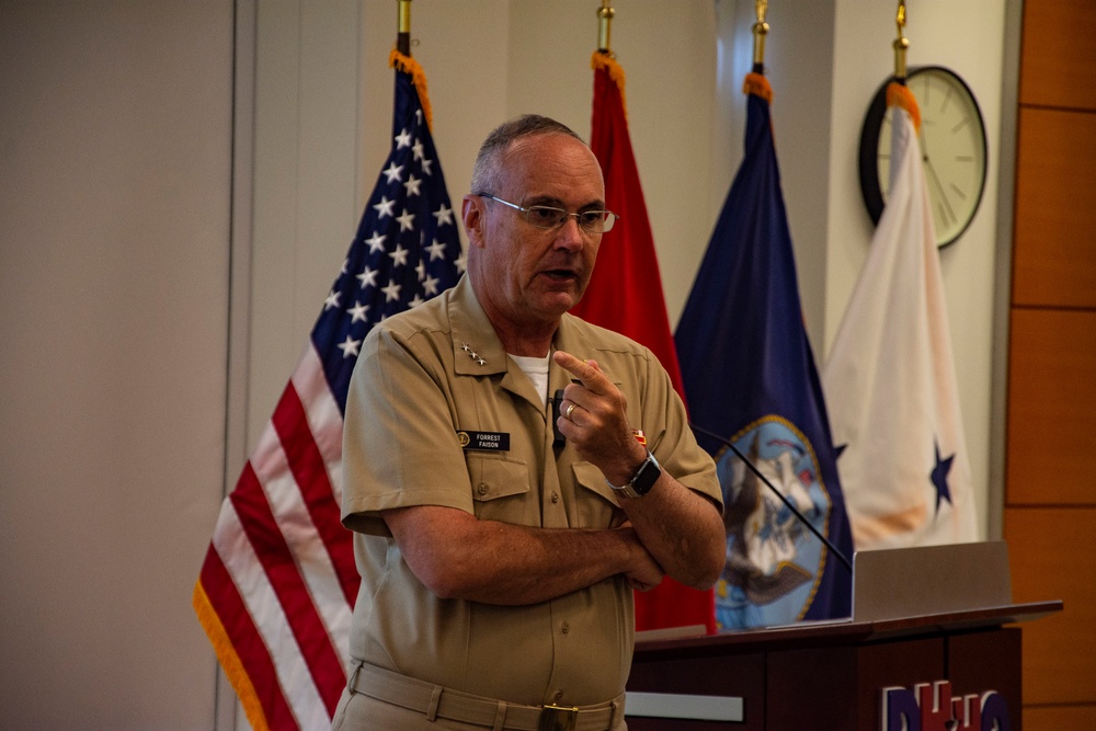 Navy surgeon general holds admiral's call