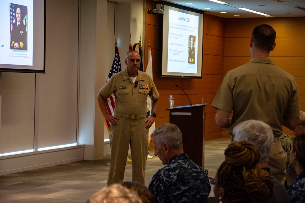 Navy surgeon general holds admiral's call