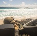 U.S. Marines with AAVs splash in RIMPAC