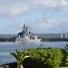 HMNZS Te Mana (F111) departs Pearl Harbor