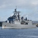 HMNZS Te Mana (F111) departs Pearl Harbor