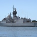 HMAS Toowoomba (FFH 156) departs Pearl Harbor